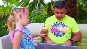 ماجراهای ناستیا و بابایی - قسمت 171 - ناستیا و بابای تنبل در پارک کودک