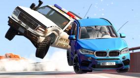 کارتون ماشین بازی جدید :: ماشین پلیس و تصادف