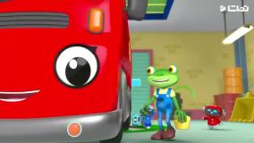 کارتون ماشین های سنگین :: تعقیب ماشین حمل زباله بی دقت !