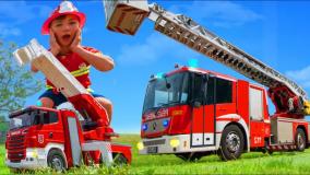 کارتون ماشین بازی کودکانه _ این داستان ماموریت ماشین آتش نشانی