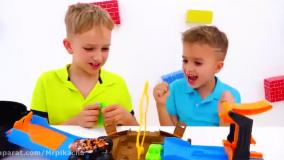 ماشین بازی کودکانه.کارتون ماشین های مک کویین.انیمیشن ماشین بازی شهر لگو