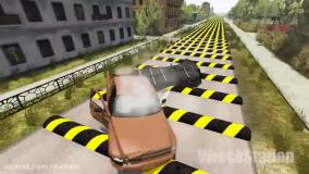 کارتون ماشین بازی جدید:: تصادف با سرعت گیر