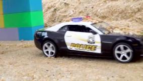 ماشین بازی کودکانه - اسباب بازی ماشین ها ، اسباب بازی ماشین پلیس ، کارتون ماشین