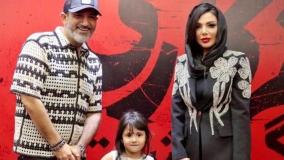 نذری کشیدن هانا دختر مهران غفوریان در روز عاشورا