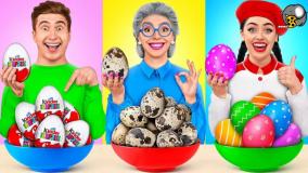 چالش غذا خوری - چالش غذایی خنده دار - چالش آشپزی سرگرمی بانوان