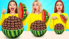 چالش غذا مولتی دو ؛ چالش شکلات خرسی ؛چالش غذایی ؛ چالش بانوان سرگرمی تفریحی