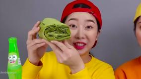 چالش غذا خوردن ؛ چالش غذای سبز؛ چالش خوراکی؛ چالش غذایی؛ موکبانگ دونا