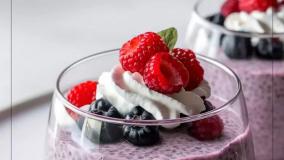 آموزش دسر رژیمی دانه چیا