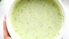 دسر رژیمی خوشمزه برای کاهش اشتها (ماچا با چیا)
