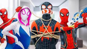 کارتون نبرد مرد عنکبوتی و اسپایدرمن | spiderman | مرد عنکبوتی و مهمونی!