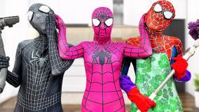 کارتون نبرد مرد عنکبوتی و اسپایدرمن | spiderman | مرد عنکبوتی و جوکر!