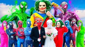 کارتون نبرد مرد عنکبوتی و اسپایدرمن | spiderman | مرد عنکبوتی پلیس می شود!