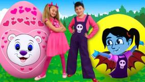 ساشا و مکس __ هلو کیتی و وسایل جالب در سوپرایزهای تخم مرغی