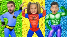 ماجراهای ساشا و مکس بدن های نیرومند | ساشا و آنیتا | بانوان کودک