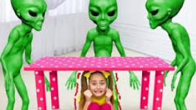 ساشا و مکس - آدم فضایی ها در خانه - بازی جدید ساشا برای کودکان