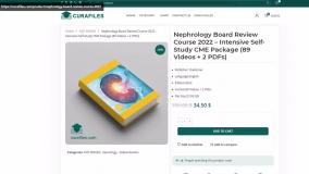 Nephrology Board Review Course 2022 – Intensive Self-Study CME Package (89 Videos + 2 PDFs)