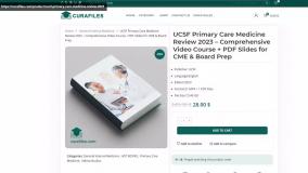 UCSF Primary Care Medicine Review 2023 – Comprehensive Video Course + PDF Slides for CME & Board Pr