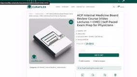 ACP Internal Medicine Board Review Course (Video Lectures + CME) | Self-Paced Exam Prep for Physici