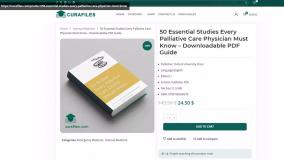 50 Essential Studies Every Palliative Care Physician Must Know – Downloadable PDF Guide