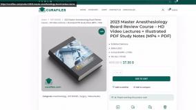 2023 Master Anesthesiology Board Review Course – HD Video Lectures + Illustrated PDF Study Notes (M