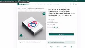 33rd Annual ELSO ECMO Conference 2022 – Global Critical Care CME Video & PDF Course (45 MP4 + 43 PD