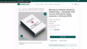 Blackburn Obesity Medicine Masterclass – Complete CME Course with 18 HD Video Lectures + 63 Study P