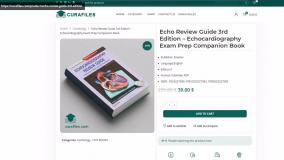 Echo Review Guide 3rd Edition – Echocardiography Exam Prep Companion Book