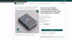 39th Annual Geriatric Medicine Board Review – Comprehensive CME Video Course (91 MP4 + 53 PDF)