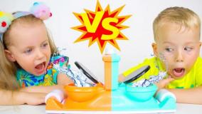 برنامه کودک جدید - چالش جالب چلپ چلوپ با گابی و الکس