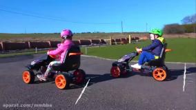 برنامه کودک_گابی و الکس ماشین سواری می کنند