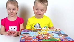 کارتون جدید گابی و الکس در حال بازی تاج چو خنده دارترین بازی تاریخ هستند