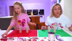 کارتون گابی و الکس - کاردستی هدیه ویژه روز ولنتاین با مادر