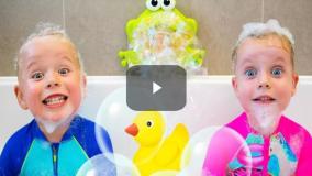 کارتون گابی و الکس - آهنگ حمام با گبی و الکس