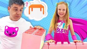 ناستیا و استیسی ناستیا شو ناستیا و بابایی برنامه کودک ناستیا.ناستیا استیسی جدید