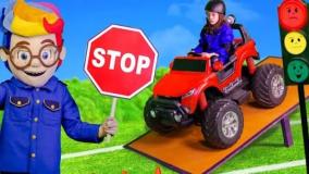 ماشین بازی کودکانه/اسباب بازی کودکانه/اسباب بازی90/ماشین سواری روی موانع