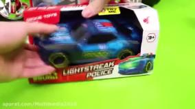 ماجراهای ماشین بازی کودکانه _ با داستان ماشین و موتور پلیس