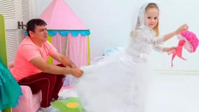 ناستیا و استیسی ناستیا شو ناستیا و بابایی برنامه کودک ناستیا.ناستیا طولانی