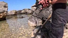 کمپینگ ۳ روزه و ساخت پناهگاه ابتدایی در ساحل جزیره هرمز