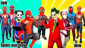 نبرد مرد عنکبوتی و اسپایدرمن-مرد عنکبوتی نبرد جدید در شب spiderman-مرد عنکبوتی