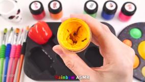 اسلایم های اکلیلی / بازی با واتر اسلایم / بازی و سرگرمی کودک