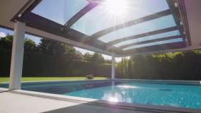 سقف متحرک استخر؛ تجربه ‌ای چهار فصل از شنا و آرامش