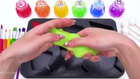 آموزش ساخت اسلایم - اسلایم سرگرمی - اسلایم بازی - میکس اسلایم کالرفول