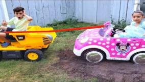 هایدی و زیدان - ماشین بازی - نجات ماشین هایدی