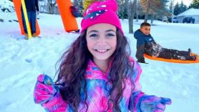 هایدی و زیدان - داستان بوبو - برف بازی هایدی و زیدان