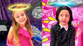 نستیا - برنامه کودک - چالش ونزدی ادامز و ایند با ناستیا شو - سرگرمی لایک ناستیا