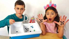 هایدی و زیدان - اهمیت شستن دست ها - برنامه کودک سرگرمی