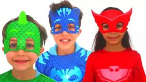 هایدی و زیدان تبدیل به ابرقهرمان می شوند | داستان اسباب بازی کودکان