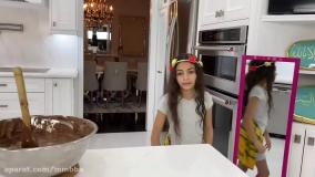 هایدی و زیدان : صورت شکلاتی