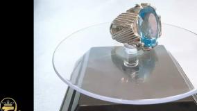 خرید انگشتر دست ساز مردانه توپاز