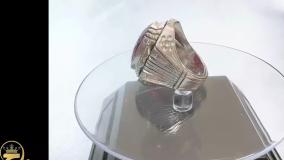 خرید انگشتر مردانه دست ساز تانزانیت